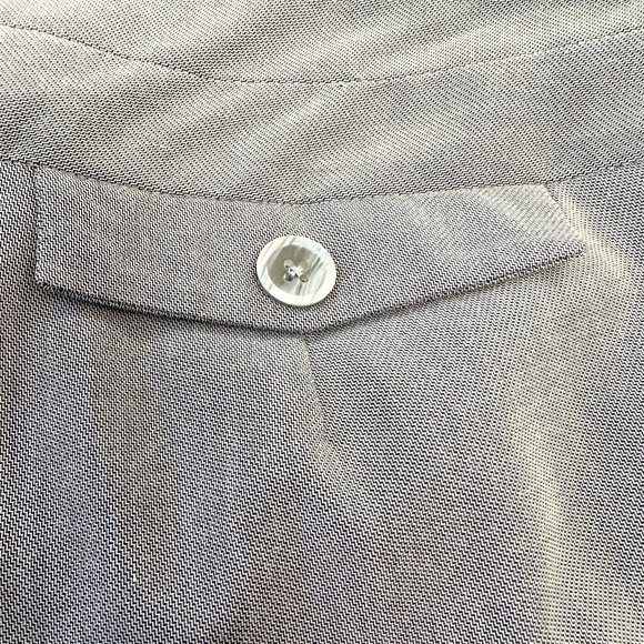 My Michelle Women/Junior Dress Pants Grey Size 15 Wide Leg with Front Pockets - Picture 4 of 6